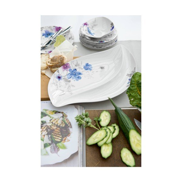 Platou din porțelan Villeroy & Boch Mariefleur Serve, 50 x 30 cm, motiv floral, multicolor-image-1