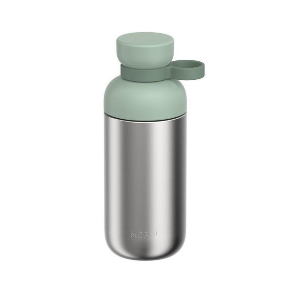 Sticlă argintie/verde salvie din oțel inoxidabil 500 ml Vita – Mepal