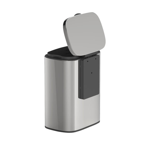 Coș de gunoi din inox Wenko Sare, argintiu-image-2