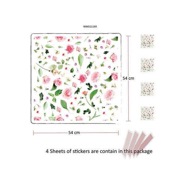 Autocolant Walplus Flower Pattern-image-1