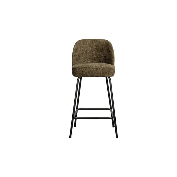 Scaun de bar kaki din catifea (înălțime șezut 64 cm) Vogue – WOOOD