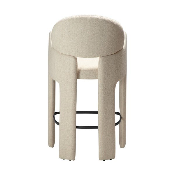 Scaun de bar bej (înălțime șezut 68,5 cm) Aole – DAN-FORM Denmark-image-1