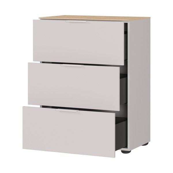 Dulap crem cu aspect mat 68x98x40 cm Savoca – Germania-image-3