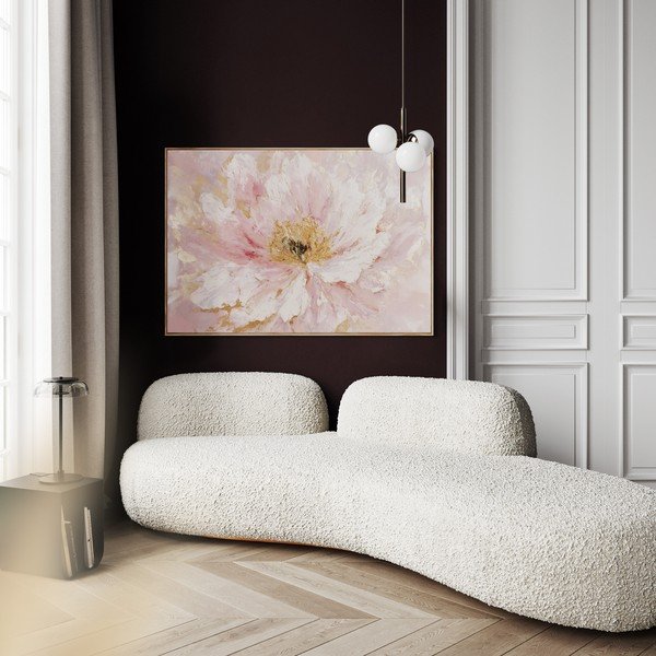 Tablou cu ramă/pe pânză imprimat 100x70 cm Floral Whispers – Styler-image-1