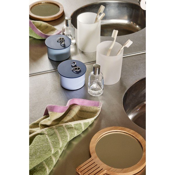 Cutie de depozitare din metal cu capac/decorativă District – Hübsch-image-2