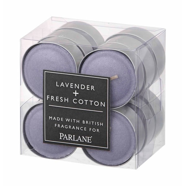 Set 12 lumânări parfumate Parlane Lavender & Cotton