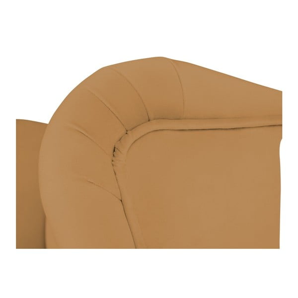 Scaun de bar Mazzini Sofas Roco, galben muştar-image-2