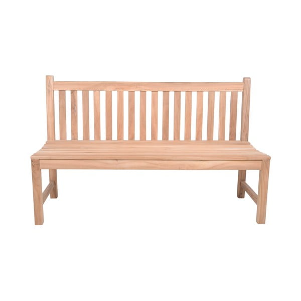 Bancă de grădină în culoare naturală din lemn masiv Solo – Garden Pleasure