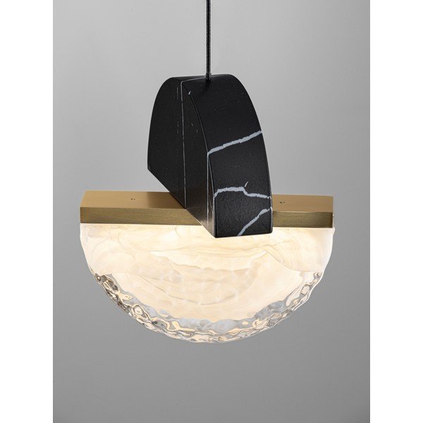 Lustră neagră LED cu intensitate reglabilă din metal ø 16 cm Dorin – Nova Luce-image-4