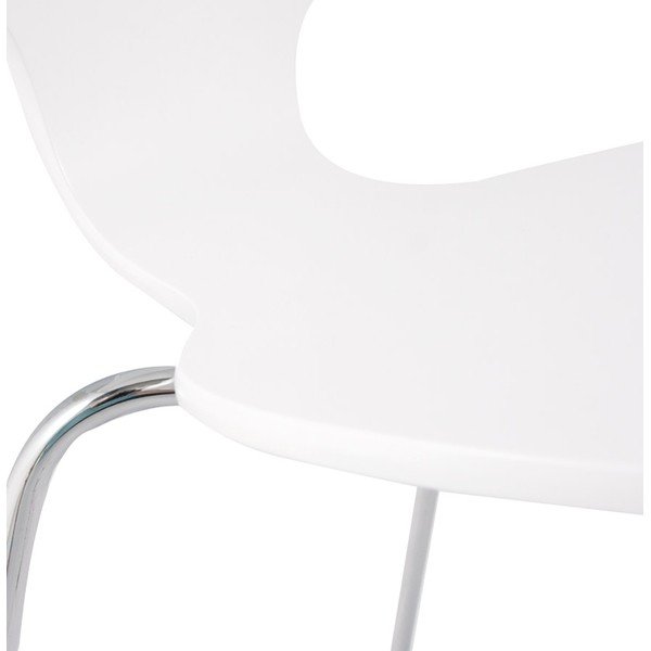 Scaun dining Kokoon Design Elipse, alb-image-4