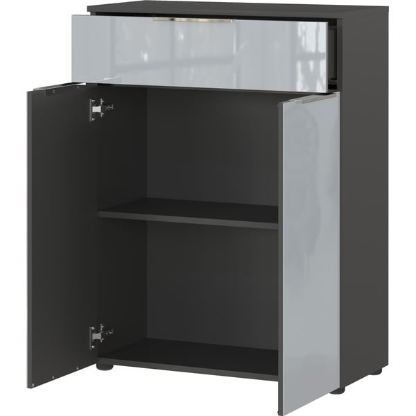 Dulap de baie de perete gri 71x95 cm Vasio – Germania-image-3