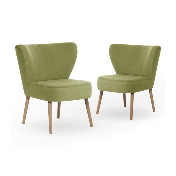 Set 2 scaune My Pop Design Hamilton, verde