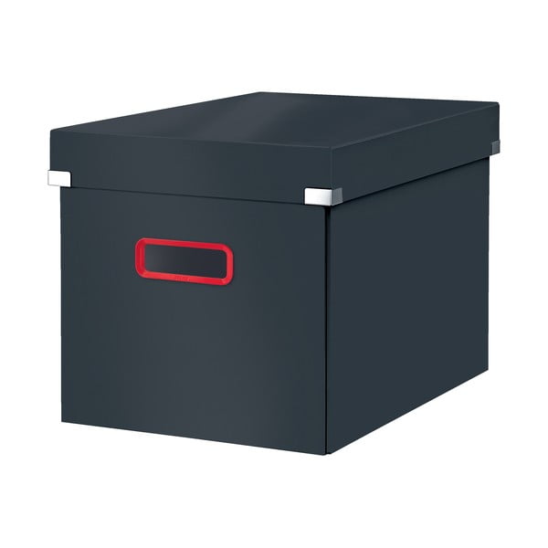 Cutie de depozitare gri din carton cu capac 32x36x31 cm Click&Store – Leitz