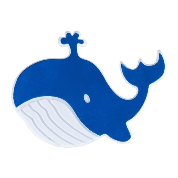 Set 5 suporturi antiderapante pentru cadă Wenko Whale, albastru