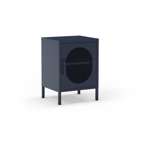 Noptieră albastru-închis din metal Diora – Marckeric-image-2