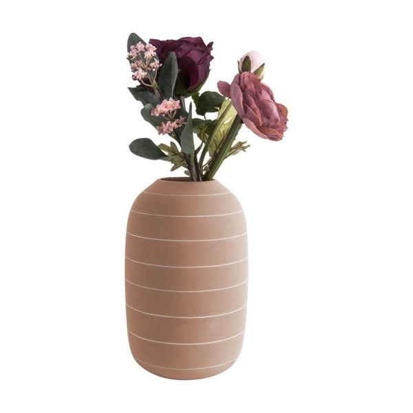 Vază din ceramică PT LIVING Terra, ⌀ 16 cm, cărămiziu-image-1