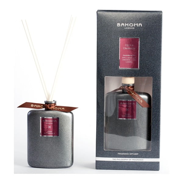 Difuzor de parfum Bahoma London, aromă de cedru și scorțișoară, 100 ml