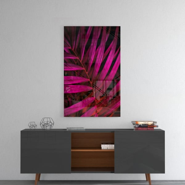 Tablou din sticlă Insigne Palm Leaf II.-image-1