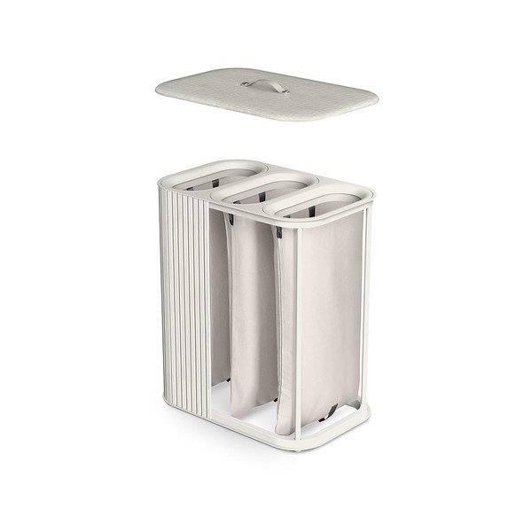 Coș de rufe bej 3x30 l din bambus Tota Trio Luxe – Joseph Joseph-image-1