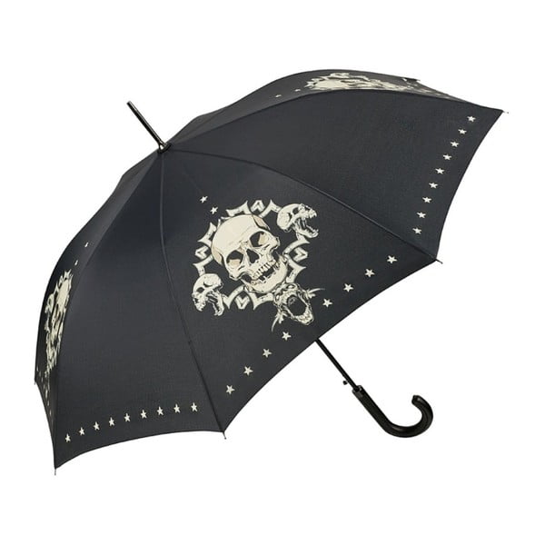 Umbrelă Von Lilienfeld Skull, negru