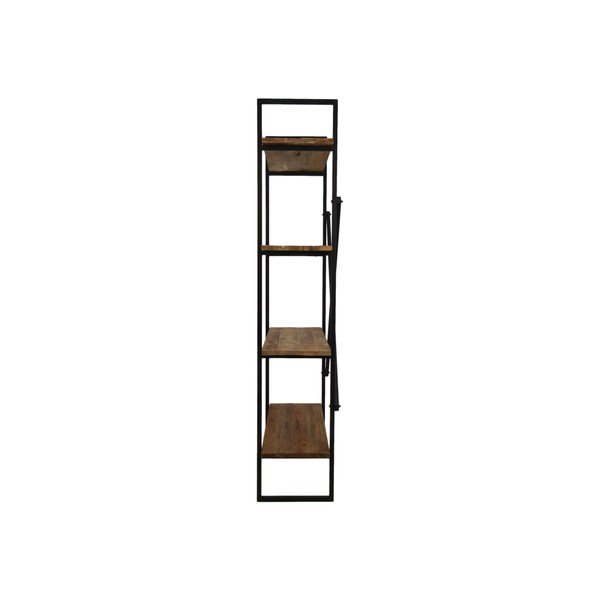 Police din lemn de tec HSM collection Storage Rack-image-2