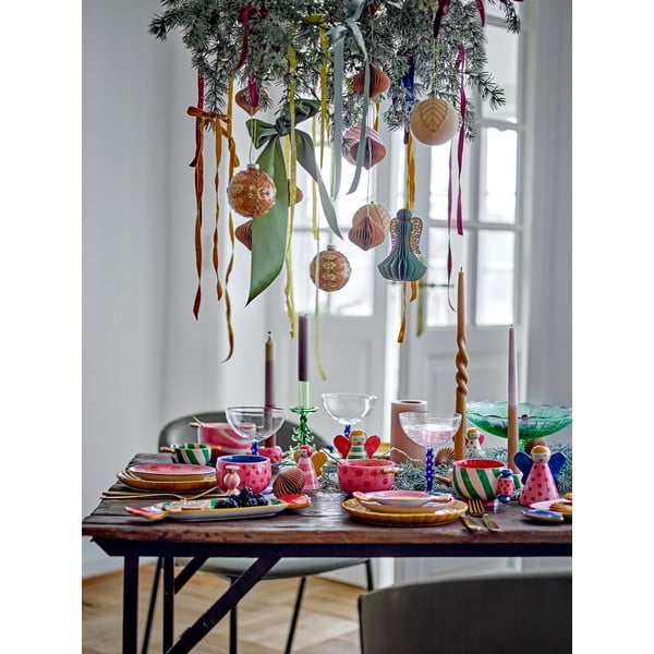 Cești 2 buc. pentru espresso din gresie 250 ml  cu model de Crăciun Caramella – Bloomingville-image-2