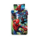 Lenjerie de pat pentru copii din bumbac pentru pat de o persoană 140x200 cm Spider-man – Jerry Fabrics