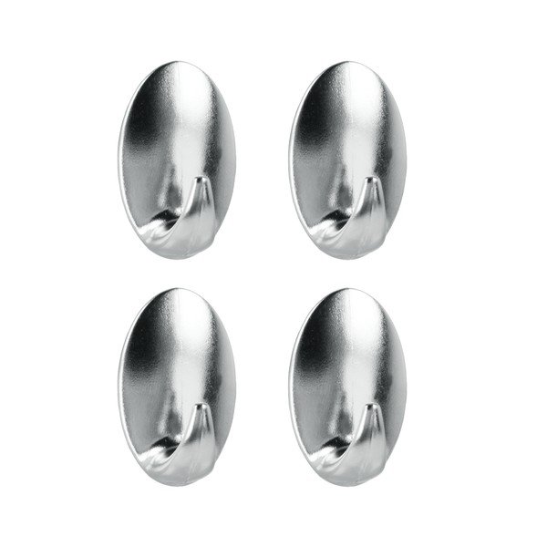 Set 4 cârlige autoadezive din plastic Metaltex Greg-image-1