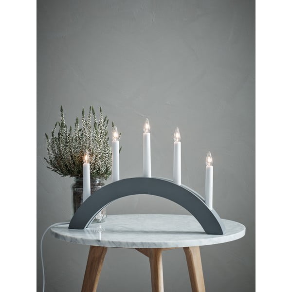 Decorațiune luminoasă gri  cu model de Crăciun Atle – Markslöjd-image-1