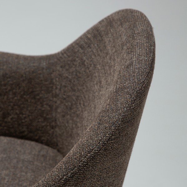 Scaun de living maro cu cotiere/rotativ Bae – DAN-FORM Denmark-image-1