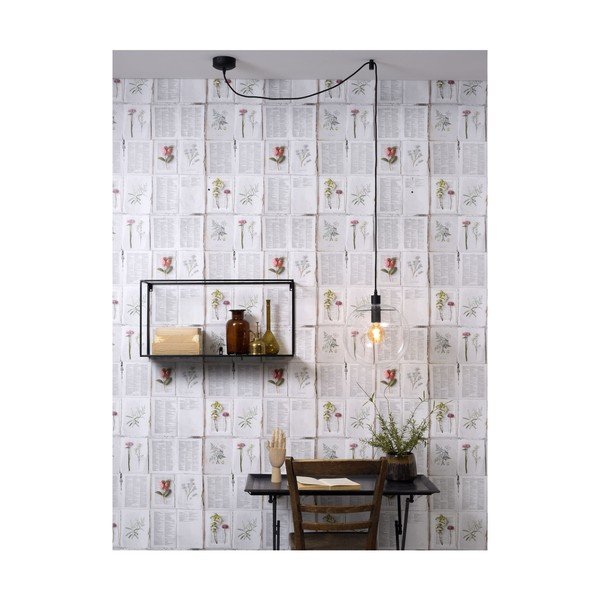 Lustră neagră cu abajur din sticlă ø 30 cm Warsaw – it's about RoMi-image-4