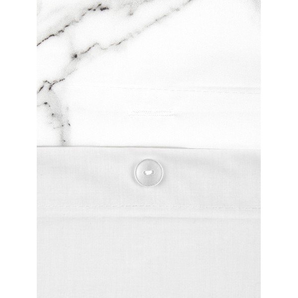 Lenjerie de pat din bumbac percale Westwing Collection, 200 x 200 cm, alb-image-3