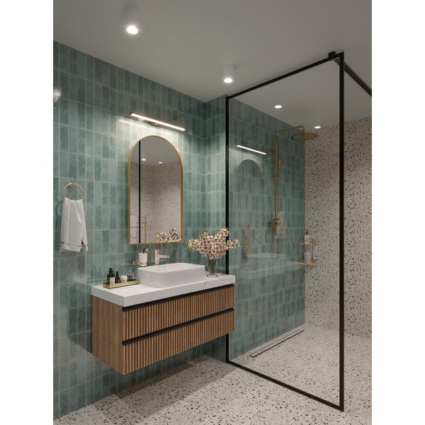 Aplică de perete neagră LED Catania – GTV-image-1