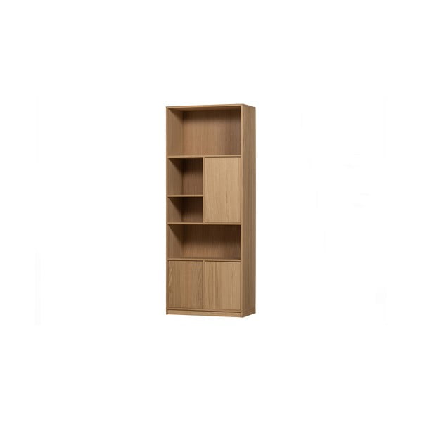 Bibliotecă modulară cu aspect de lemn de stejar 77x199 cm Modulair – vtwonen-image-2