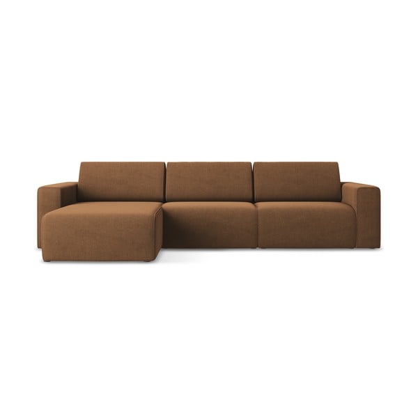 Colțar modular maro (cu colț pe partea stângă) Kalea – Makamii