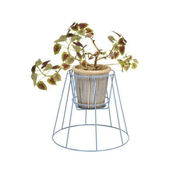 Suport pentru ghiveci OK Design Cibele, înălțime 30 cm, albastru-image-1