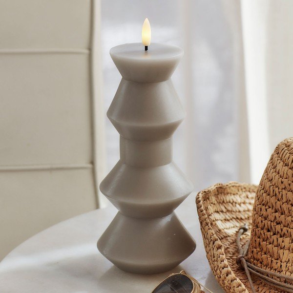 Lumânare LED cu baterii (înălțime 20 cm) Sille Geometry – Sirius-image-1