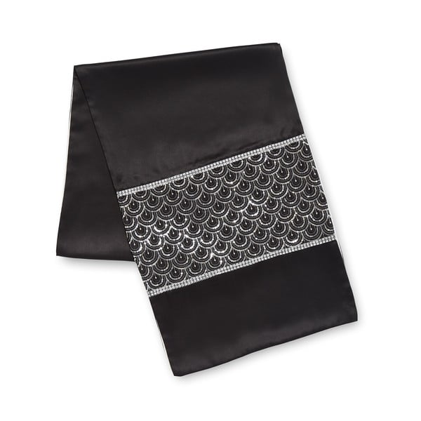 Napron de masă din microsatin 32x220 cm Deco Sequin – Catherine Lansfield-image-2