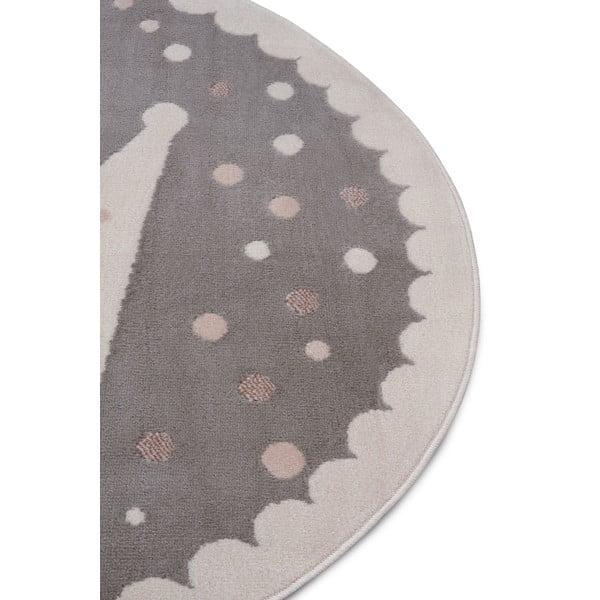 Covor pentru copii gri ø 140 cm Crown – Hanse Home-image-2