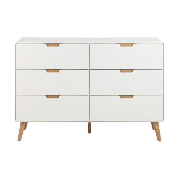 Comodă albă 135x90x40 cm Lowell – Actona