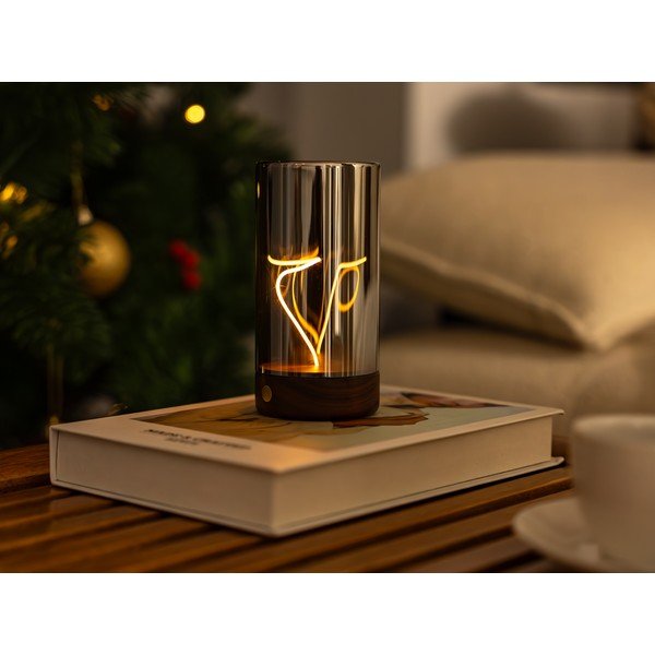 Decorațiune luminoasă portabilă cu USB ø 7 cm Solis – Gingko-image-1