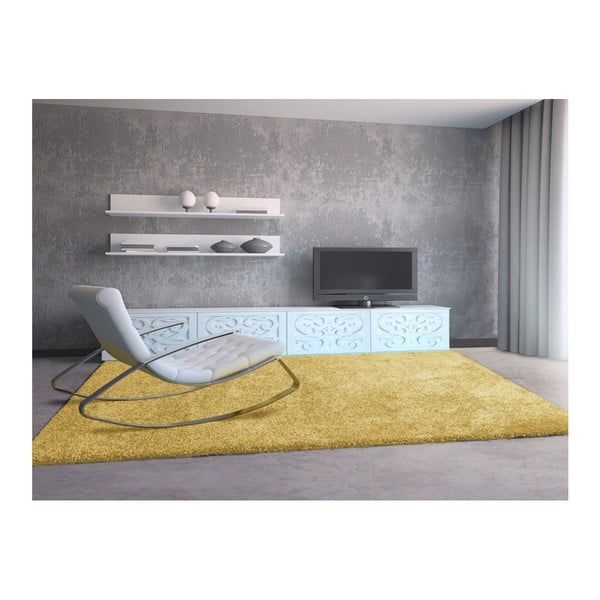 Covor Universal Aqua Liso, 100 x 150 cm, galben-image-1