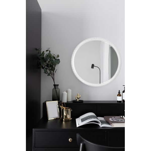 Oglindă de perete cu led ø 60 cm Yuna – Mirrors and More-image-2