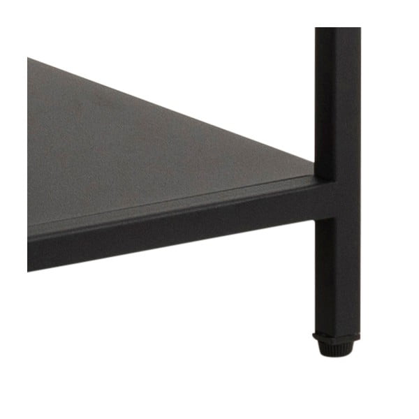 Bibliotecă neagră din metal 80x86 cm Newcastle – Actona-image-4