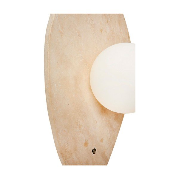 Aplică de perete bej din piatră ø 10 cm Hilde – Opviq lights-image-3