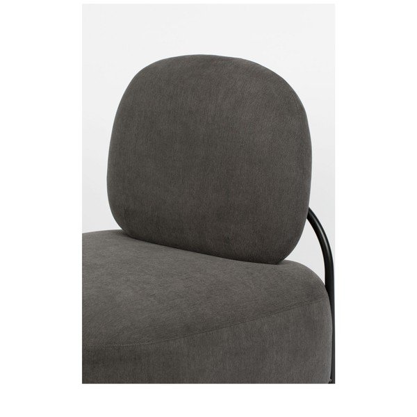 Fotoliu White Label Polly, gri închis-image-1