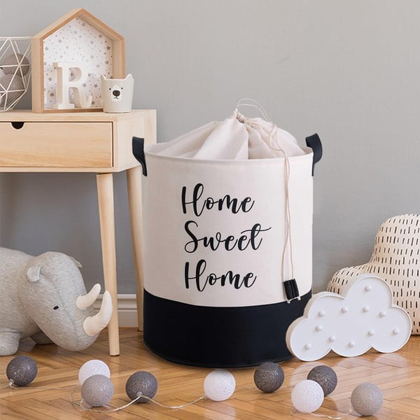 Coș de depozitare de depozitare din material textil ø 37x40 cm – Mioli Decor-image-1