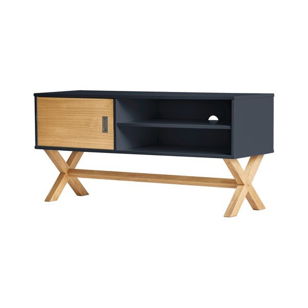 Masă TV Marckeric Leidi, 110 x 52 cm, gri antracit-image-4