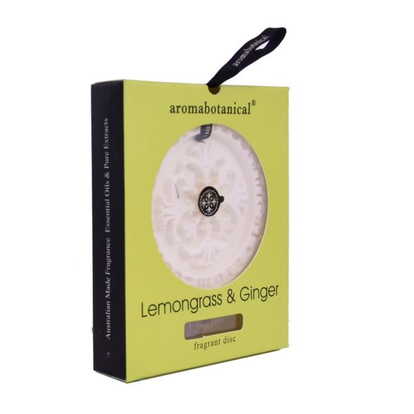 Disc din lut parfumat cu aromă de lemongrass și ghimbir Aromabotanical