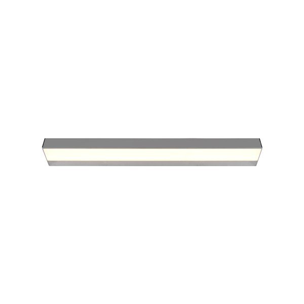 Aplică de perete argintiu-lucios LED (lungime 60 cm) Rocco – Trio-image-2